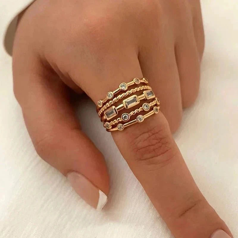 Anel Savana Banhado a Ouro 18K