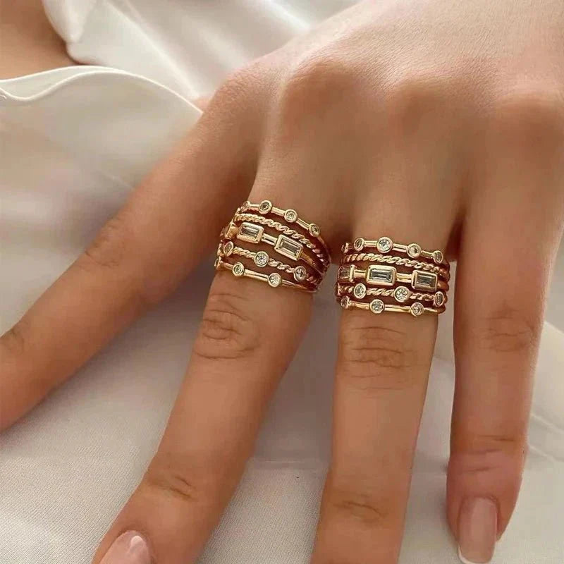 Anel Savana Banhado a Ouro 18K