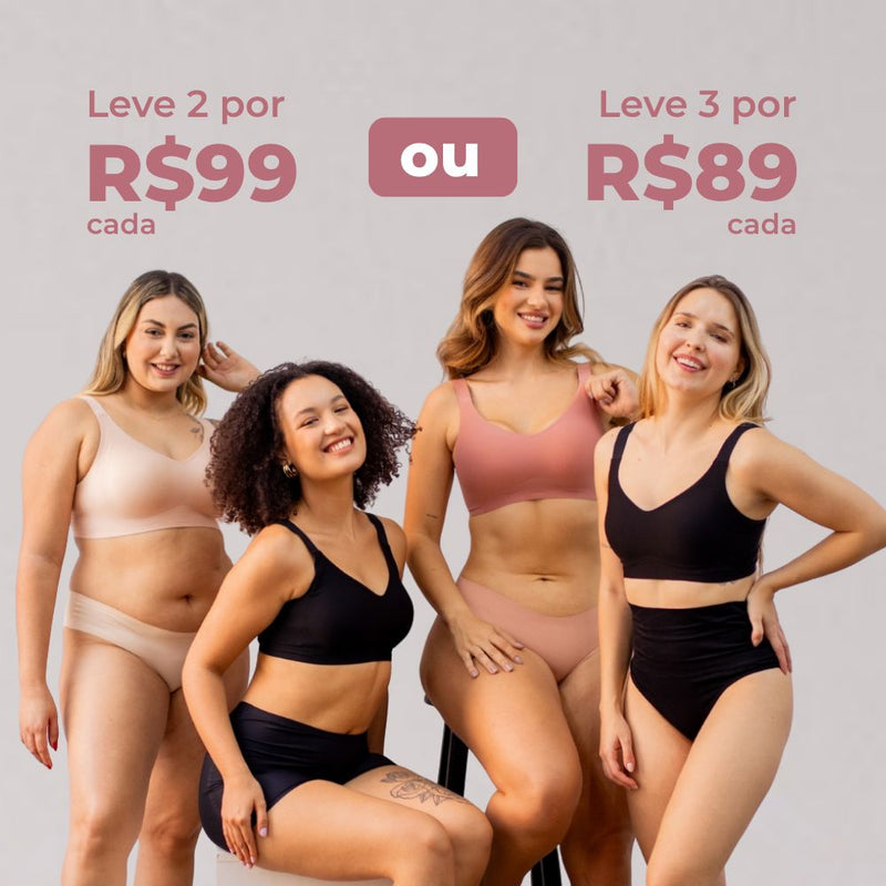 Sutiã Premium Reforçado Cygnuss Alta Sustentação e Conforto