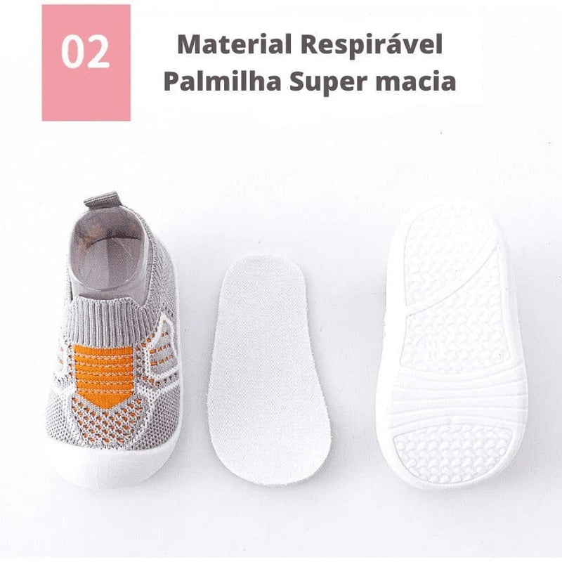 Tênis Meia Infantil Antiderrapante KickBaby